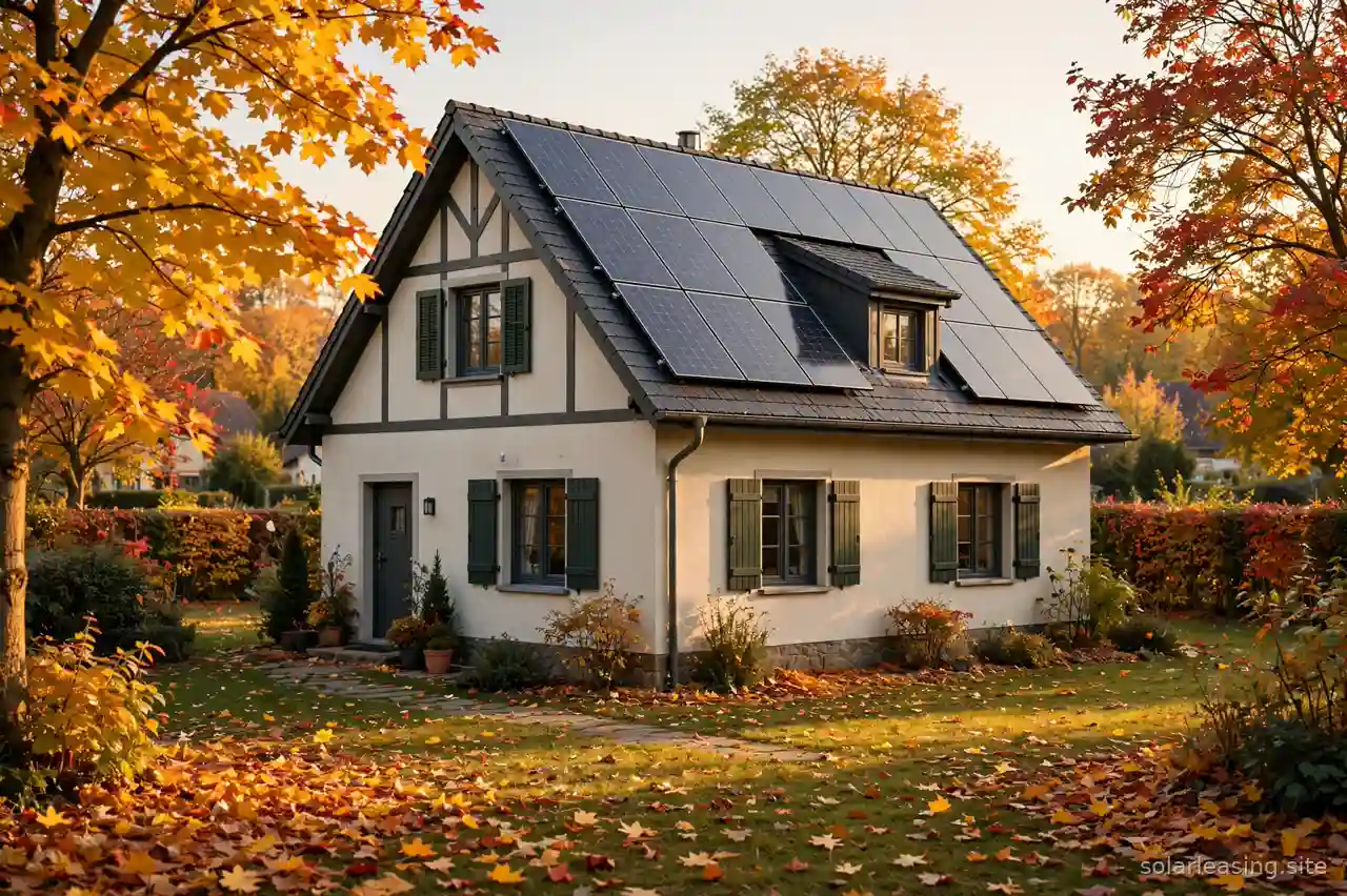 Kalender und Solaranlage als Symbol für Förderfristen im Herbst 2026