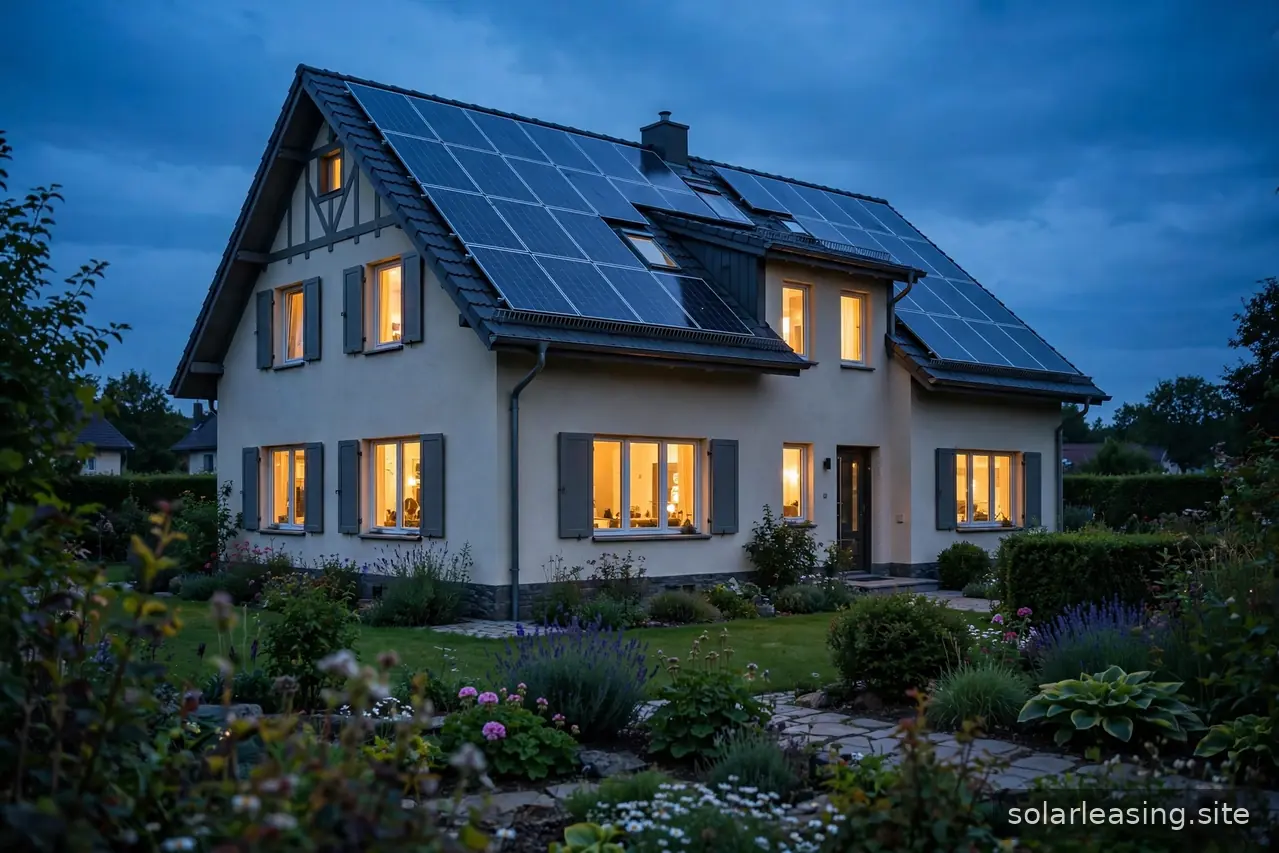 Stromspeicher neben einer Photovoltaikanlage im Haus