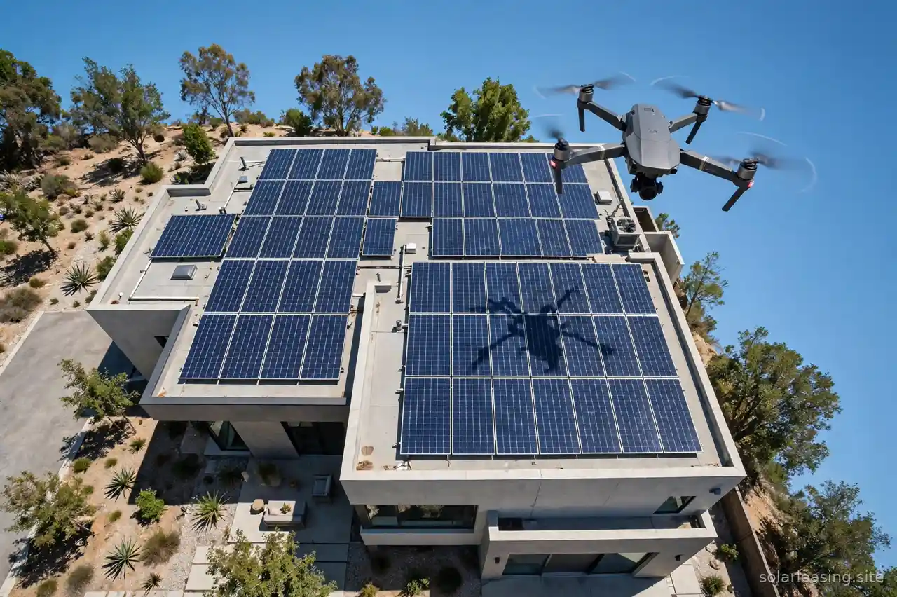 Hagelkörner auf einem Solarmodul als Symbol für Versicherungsschutz